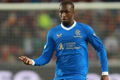 Glen Kamara v zápase skupiny A EL Sparta - Rangers