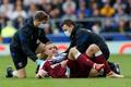 fotbal, anglická liga 2021/2022, Premier League - Everton v West Ham United, Tomáš Souček, zranění