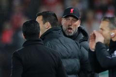 Liverpool - Arsenal, Jürgen Klopp vs Mikel Arteta, Premier League