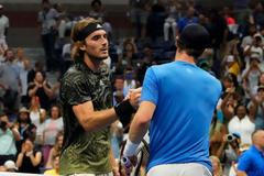 US Open 2021, 1. kolo (Stefanos Tsitsipas, Andy Murray)