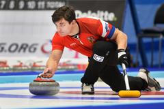 Český curler Lukáš Klíma