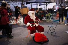 Santa Claus, Manhattan, New York.