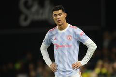 fotbal, anglická liga 2021/2022, Premier League - Watford v Manchester United, Cristiano Ronaldo