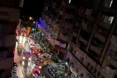 Tchaj-wan, Kao-siung, požár.