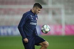 Trénink fotbalové reprezentace