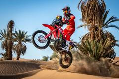 Tovární jezdec Hondy pro Rallye Dakar 2022 Joan Barreda