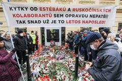 17. listopad 2021, státní svátek, Sametová revoluce, 17. 11. 2021, Národní třída, Hlávkova kolej