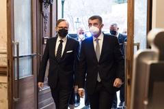 Petr Fiala, první zasedání nová vláda Petra Fialy, předání, Andrej Babiš