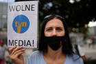 polsko média protest