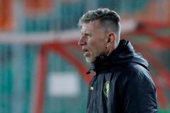 Jaroslav Šilhavý v zápase skupiny E kvalifikace MS Bělorusko - Česko