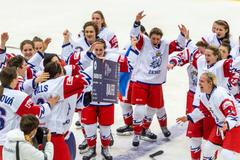 České hokejistky slaví postup na olympiádu v Pekingu 2022