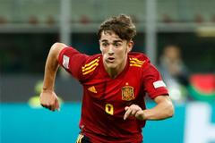 Španělský fotbalista Gavi v Lize národů 2020/21