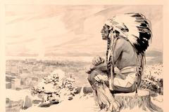 Kresby Františka Kupky vytvořené pro encyklopedii Člověk a země