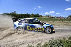 Václav Pech ml., Ford Focus RS WRC na trati Rallye Hustopeče 2021