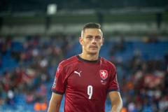 fotbal, kvalifikace MS 2022, Česko - Bělorusko, Tomáš Holeš