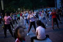 čína tancující babičky