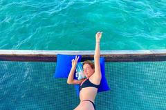 Slunce, plavky, pohoda. Tenistky odpočívají i dovádějí na Maledivách