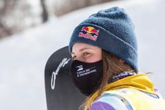 Eva Samková při závodech v Bakuriani (březen 2021)