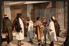 Alžírsko a Tunis na unikátních barevných historických fotografiích (počátky cestovatelské a street fotografie)