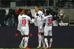 Sestřih utkání mezi Frankfurtem a Leverkusenem