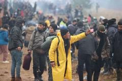 Migranti, bělorusko-polská hranice