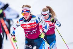 Eva Puskarčíková a Markéta Davidová v Hochfilzenu 2021