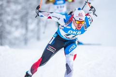 Michal Krčmář při sprintu v Hochfilzenu 2021