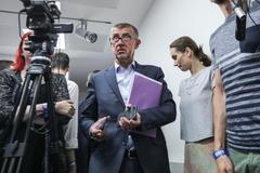 Andrej Babiš, novináři - Volební štáb ANO, Volby do Evropského parlamentu, Evropské volby, 26. 5. 2019