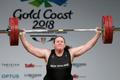 FILE PHOTO: Laurel Hubbard of New Zealand competes at Gold Coast 2018 Commonwealth Games