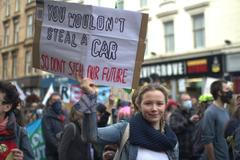 cop26 glasgow protest pochod za klima