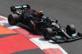 Valtteri Bottas v Mercedesu v kvalifikaci na VC Mexika 2021