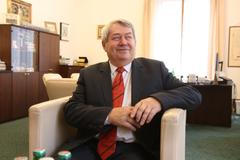 Končící předseda KSČM Vojtěch Filip v rozhovoru pro Aktuálně.cz v září 2021