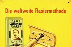 Jednorázové užití / Fotogalerie / Gillette / Před 120 lety požádal americký vynálezce King Camp Gillette o první patent na holicí strojek s vyměnitelnými čepelkami.