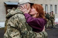 Válka, Ukrajina, invaze, loučení