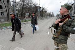 Fotogalerie / 18. 4. 2022 / Mariupol / Ukrajina