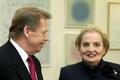Madeleine Albrightová a Václav Havel