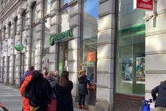 Fronta u Sberbank