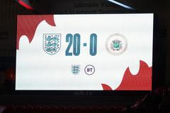 Góly v utkání Anglie - Lotyšsko