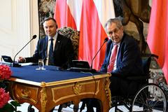 Miloš Zeman Andrzej Duda