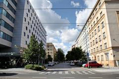 ilustrační fotografie, Lucemburská ulice, Airbnb, Vinohrady, Praha 2017