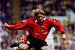Karel Poborský v dresu Manchesteru United (1996)