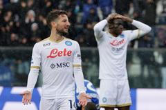 Dries Mertens v zápase Neapoli proti Empoli