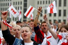 bělorusko minsk protest demonstrace protivládní lukašenko