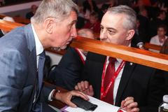 Sjezd odborářů ČMKOS 27.4.2018 - Josef Středula, Andrej Babiš