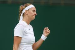 Petra Kvitová ve druhém kole Wimbledonu 2022
