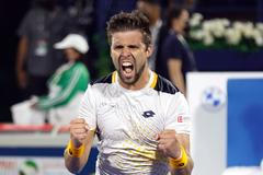 Jiří Veselý slaví postup do finále turnaje v Dubaji