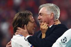 Real - Liverpool, Finále Ligy mistrů 2022 (Modrič, Ancelotti)