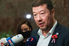 Tomio Okamura, Tisková konference SPD, poslanecká sněmovna