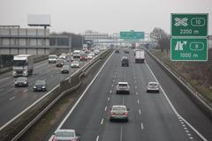 Dálnice, provoz, doprava, D1, Průhonice, Praha-východ, okres