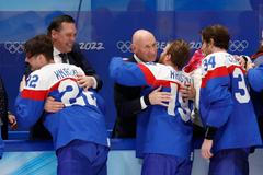 2022 Beijing Olympics - Ice Hockey - Men's Bronze Medal Game - Sweden v Slovakia